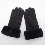 Customized winter warm double face Australia sheepskin shearling gloves