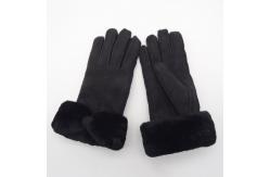 China Customized winter warm double face Australia sheepskin shearling gloves supplier