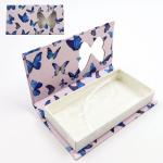 Customized Magnetic Cardboard Box False Nail Packaging Box With Window Book Shape