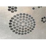 25mm Hexagonal 1m Galvanized Decorative Panels Perforated Metal Screen Sheet for sale