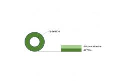 China Super Antisatic Green Polyester Tape Anti Aging strong Heat Resistant Tapes 0.06mm supplier