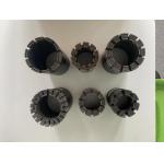 Straight / Spiral Waterway Type Natural Diamond Surface Mining Diamond Core Drill Bit Set For Carbide for sale