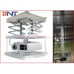 250cm Ceiling Scissor Projector Motorized Lift White Color For Large Lecture Room for sale