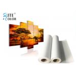 Super White Eco Solvent Media , 380gsm Digital Printing Matte Cotton Canvas For Roland for sale