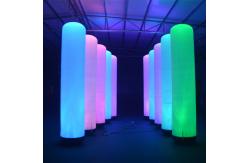 China Lighting Tube Pillar Custom Inflatable Advertising Inflatable Column 2m Height supplier