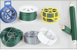 China Coil PVC Coated Iron Wire 500mm RAL 6005 EN10244 supplier