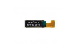 China 0.91'' 128x32 Mono OLED Screen SSD1306 Interface 14 Pin White Monochrome supplier