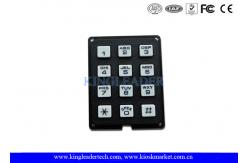 China Rugged Plastic Industrial Numeric Keypad 12 Keys For Access Control System supplier