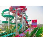 Aqua Park Huge Outdoor Water Slide Adult Fiberglass Boomerang Waterslide for sale