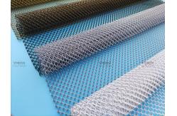 China Aluminum Cascade Coil Drapery Wire Mesh Curtains For Space Partition supplier