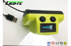 China IP68 Waterproof Miner Safety Lamp , Miners Helmet Light With Li - Ion Battery supplier