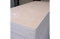 China 1200x2400 Plasterboard Gypsum Board Plain Pattern Covered Edge supplier