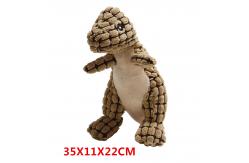 China Dog Plush Toys Make Sound And Bite Funny Molar Artifact supplier