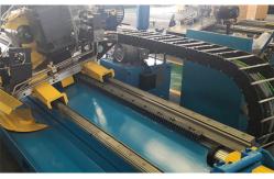 China High Frequency 380V Flying Saw Machine Automatic Pipe Cutting Machine supplier