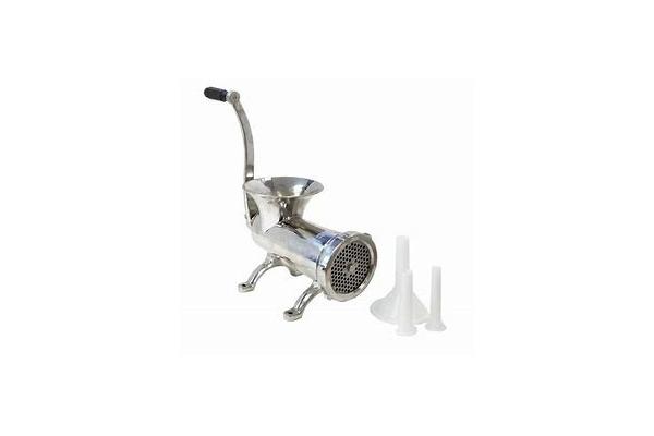 3/16 Plates Cast Aluminum Manual Meat Grinder Tenderizer Machine