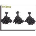 Curled 10'' - 20'' Double Drawn Human Hair / Human Hair Weave Bundles for sale