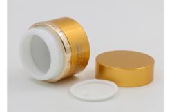 China Face Cream Airless 50ml Cosmetic Containers With Lids Straight Side supplier