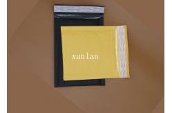 China Black Sealed Bubble Wrap Pouches , Recyclable Kraft Shipping Envelopes supplier