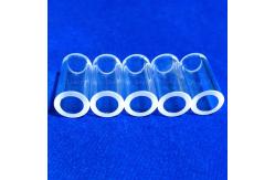 China High Temperature Corrosion Resistant Transparent Polished Quartz Rings Customized supplier