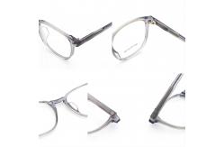 China Unique Retro Literature And Art Acetate Glasses Frame MR 808 supplier
