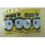 k Herbal Incense Packaging 4g Laser Film Plastic GEEKED UP Yellow for sale