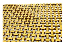 China Antique Plated Woven Architectural Metal Mesh Fabric For Elevator Interior supplier