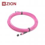 12 Fibers MTP Female To MTP Female OM4 3.0mm LSZH MTP Patch Cord Custom Meters for sale