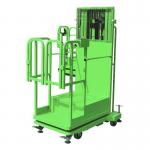 Semi Electric Vertical Aluminum Material Aerial Order Picker for sale