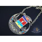 Two Tone Plating Die Struck Medals , 3D Design Happy Birthday Medals For Kids for sale