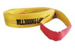 China Crane Flat Web Lifting Slings / Heavy Duty Sling Soft Smooth Surface supplier