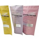500g Customized Stand Up Pouch Zipper Plastic Package Bag For Socks