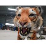 Realistic Color Animatronic Tiger Model Weather Resistant Adult Age for sale