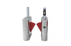 China Face Recognition 35W SUS304 Flap Barrier Gate LED Indicator supplier