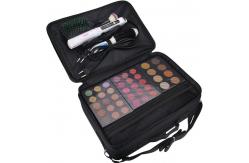 China 3 Layer Polyester Artist Brush Box With Adjustable Dividers supplier