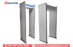 China Small LCD Display Door Frame Metal Detector 0-255 Sensitivity Adjustable supplier