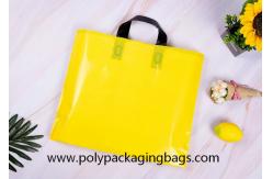 China Biodegradable 0.13mm Poly Plastic Loop Handle Bags supplier