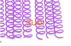 China A4 Size 19mm Black Metal Spiral For Notebook And Calendar supplier