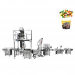 Bottles Detergent Powder Candy Filling Packing Machine Sealing Capping Labeling for sale