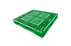 China Double Face Green Plastic Pallet Heavy Duty Alkali Resistance supplier