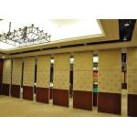 Staking Ceramic Ring Wooden Room Partitions Folding Door For Exhibition Halls for sale