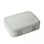Eco Friendly Sustainable Dishwasher Safe Plastic Bento Lunch Box With Four Separate Compartments BPA Free for sale