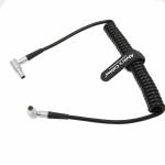 2 Pin Right Angle Coiled Twist Cable Power Teradek Bond ARRI Alexa Camera for sale
