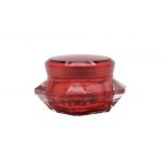 Red Cosmetics Cream Empty Jar 50g Make Up Cream Jar Shin Care for sale