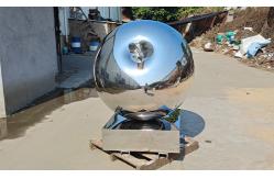 China Large Polished Stainless Steel Outdoor Sculpture Fruit Apple supplier