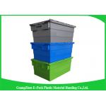 Durable Turnover Logistics Opaque Plastic Storage Boxes With Lid for foods