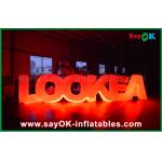 Giant Inflatable Led Letter Lookea Lighting Outdoor Inflatable Decorations For Party for sale