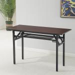 Scratch Resistant Office Computer Training Table 	Black Wooden Customized Sizes