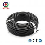 DC Rated 6mm2 1800V Double Insulated Quality Wire 10 Meters 4mm2 Black for sale