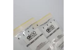 China Custom Printing Polyethylene 95kPa Specimen Bags Transparent supplier