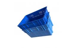 China 60x40 Warehouse Plastic Crates Seafood Dynamic Load 50Kg Stackable supplier